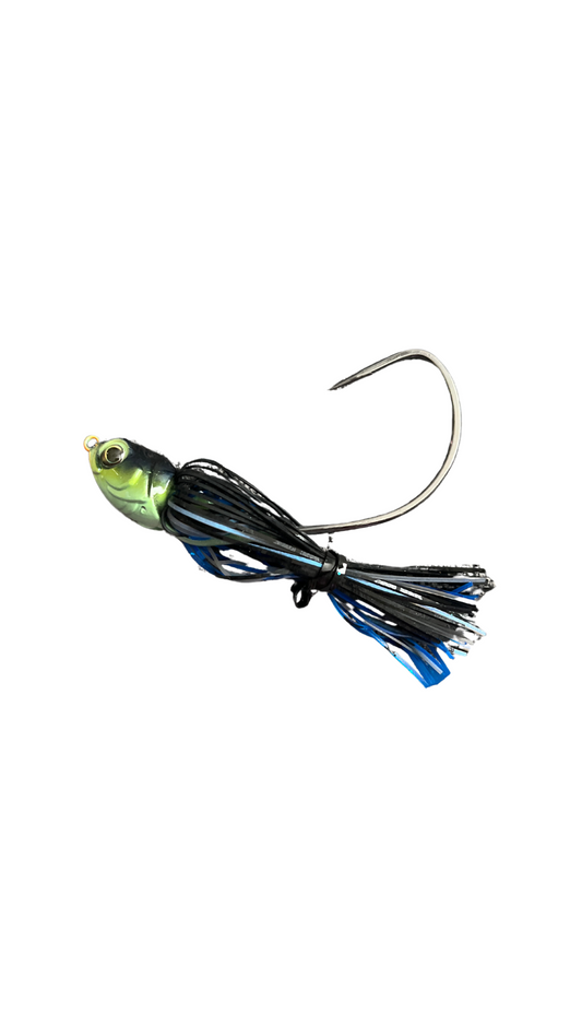 6th Sense Axle Swinging Swim Jig- Black Bluegill