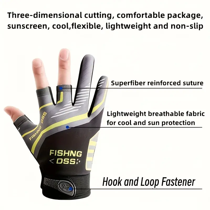 Non-Slip Fishing Gloves