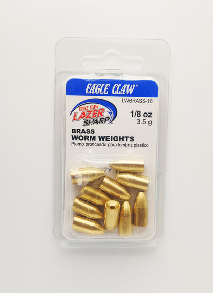 Eagle Claw Lazer Brass Worm Hooks