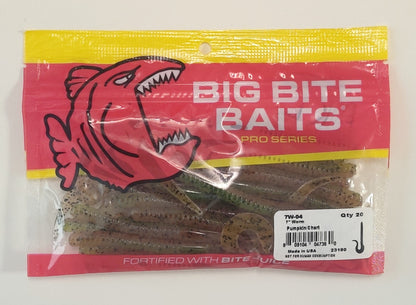 Big Bite Baits Pro Series 20pk 7" Baby Worm