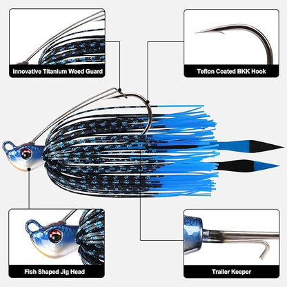 Truscend 5 pack Swim Jigs